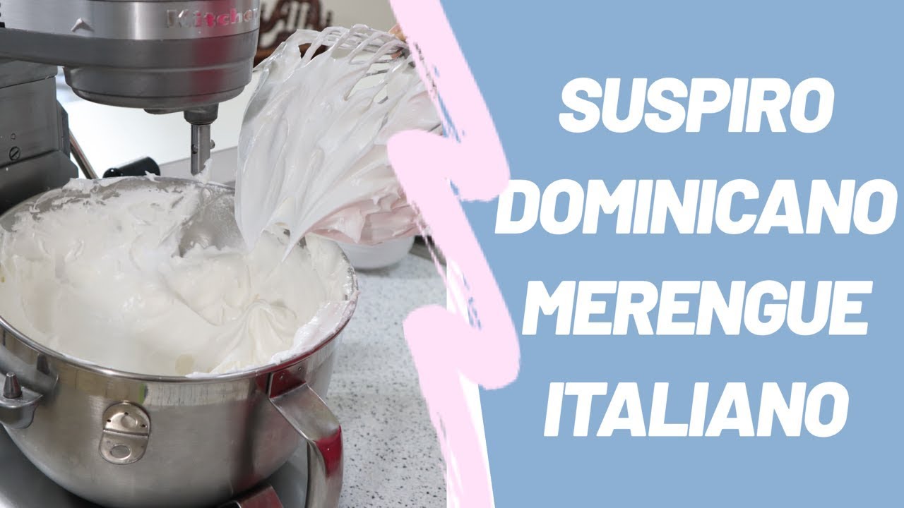 Como Hacer Suspiro Dominicano o Merengue Italiano