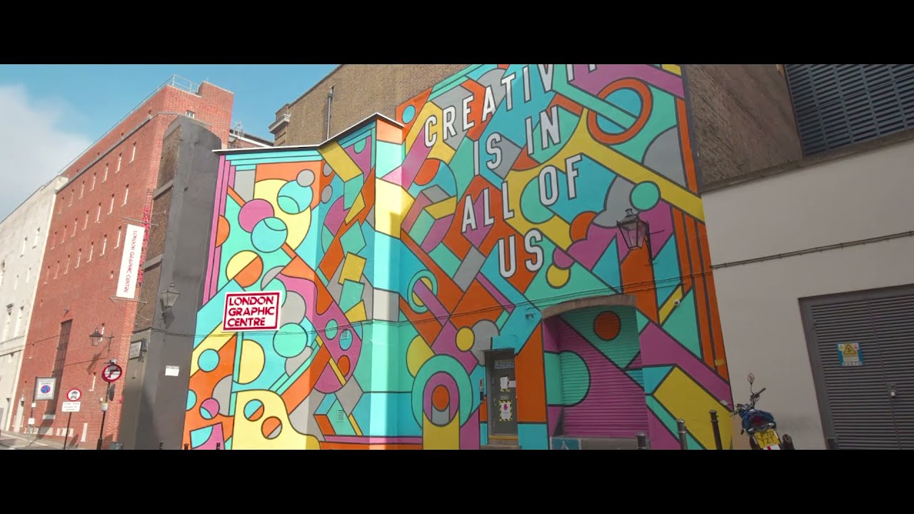 London Graphic Centre  x Supermundane mural