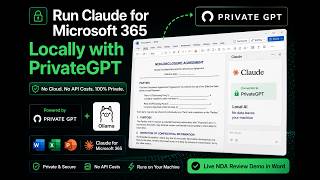Run Claude for Microsoft 365 Locally with PrivateGPT (No Cloud, No API Costs)