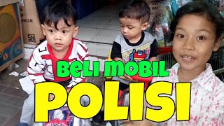 Beli mobil polisi di toko mainan, bagus bisa bunyi