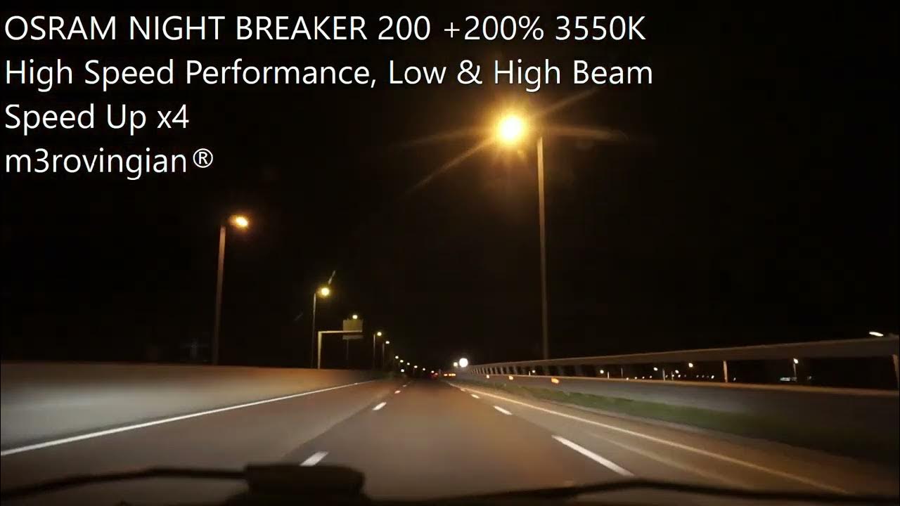 OSRAM NIGHT BREAKER 200, 6 months later, Light meter test after 40 minutes  of use 