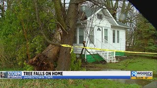 Storms rush through West Michigan with strong winds, possible tornado