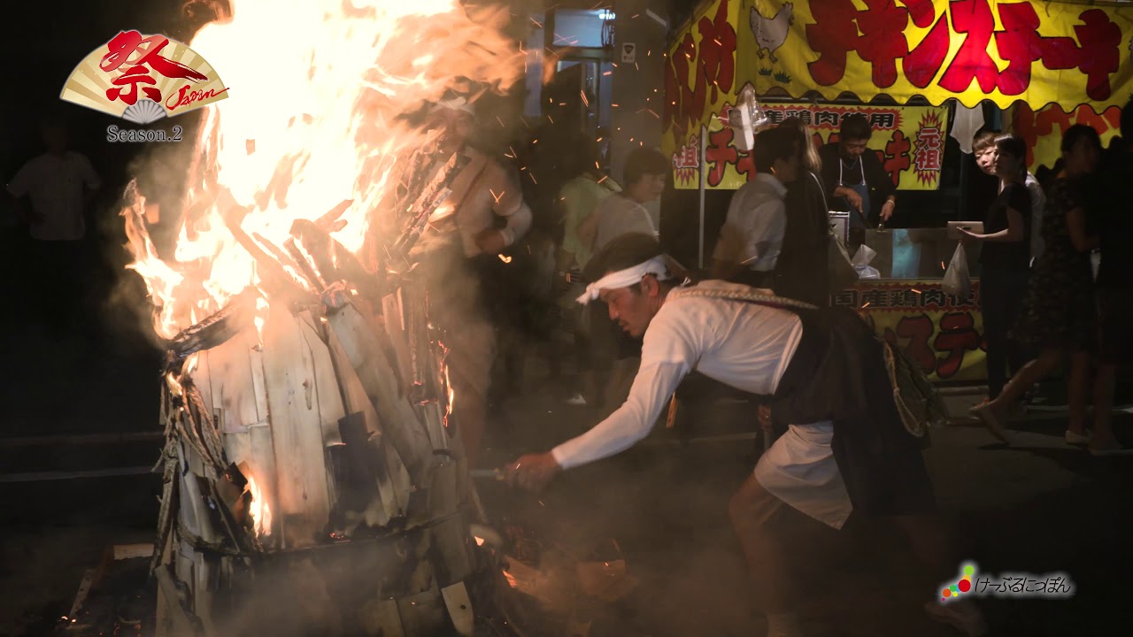 4k 祭 Japan Season 2 7 日本三奇祭 吉田の火祭り Youtube