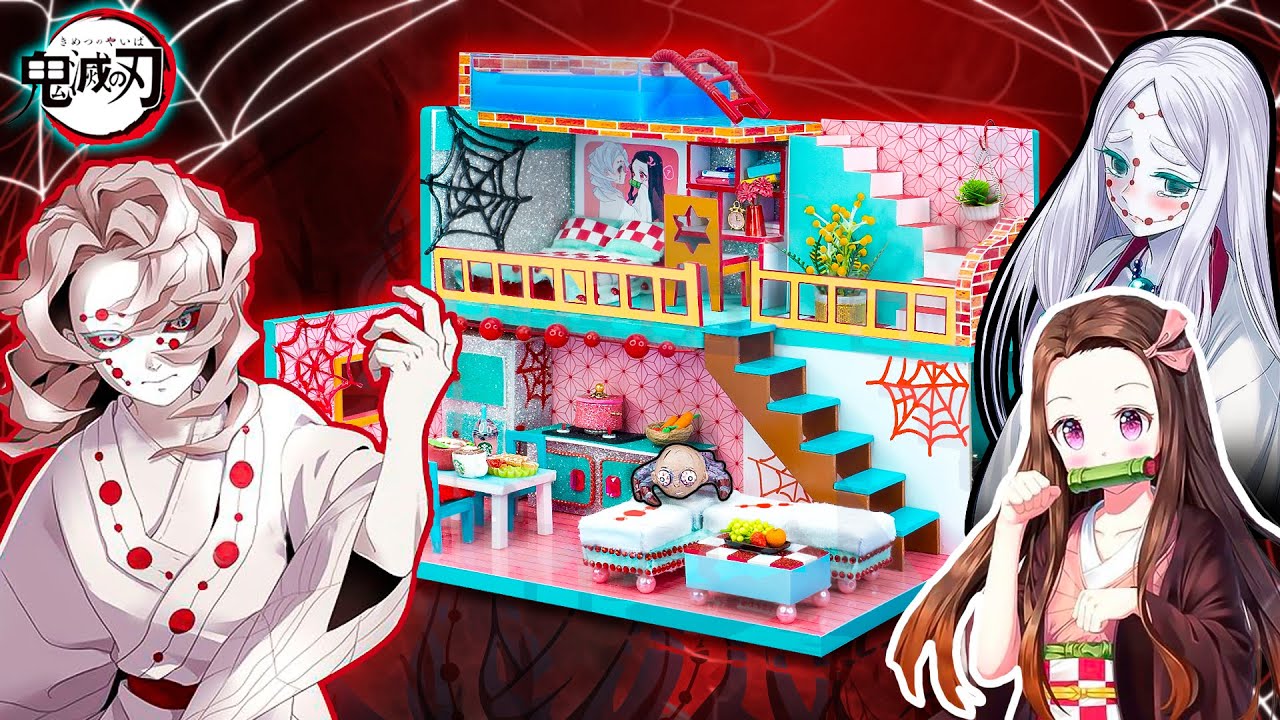 [Кимэцу но Яиба] Руи х Незуко, Аказа х Рэнгоку, Дума х Синобу✨Миниатюрный кукольный домик Убийцы Дем