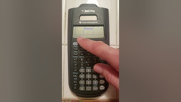 Linear Regression on TI-36X Pro