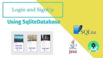 Login and SignUp app using SqliteDatabase (Android Studio 2020)
