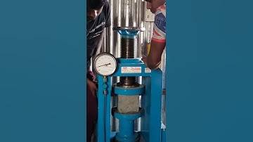 Manual #Compression Testing Machine For Concrete Cubes.! 🏗️