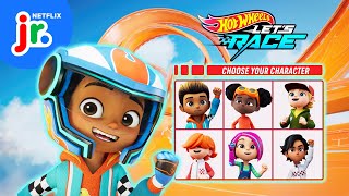 Choose Your Hot Wheels Racer! 🏎️ 🏁 Hot Wheel's Let's Race | Netflix Jr