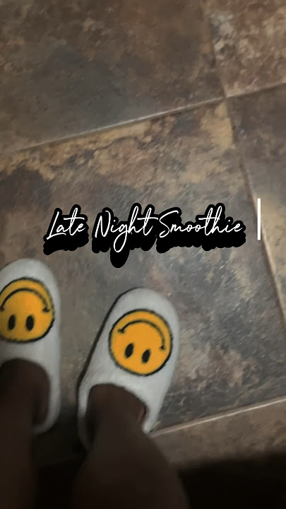 make a l☆te night smoothie w/ me #smoothie #nightlife #vlog