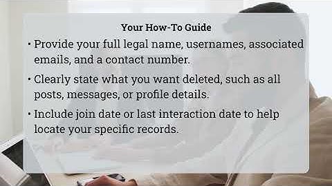 What Details Should Be In My Data Deletion Request?