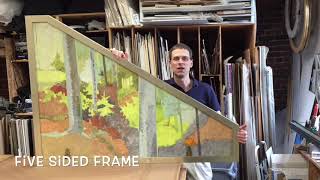 Framing A 5 Sided Harpsichord Cover