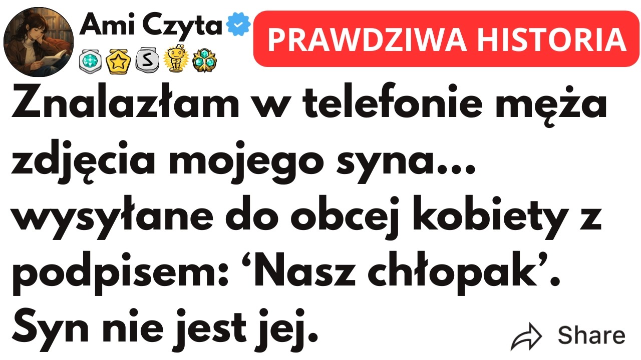 (CAŁA HISTORIA) Znalazłam w telefonie męża zdjęcia mojego syna… wysyłane do obcej kobiety z podpisem