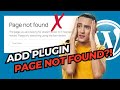 How to Fix the "Add Plugin Page Not Found" Error in WordPress
