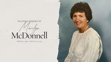 Marilyn McDonnell Loving Memory Funeral Slideshow Presentation