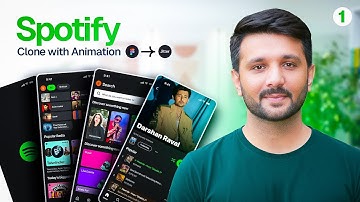 Spotify Clone UI in Figma + Jitter Animation | UI/UX Design Tutorial (Part 1)