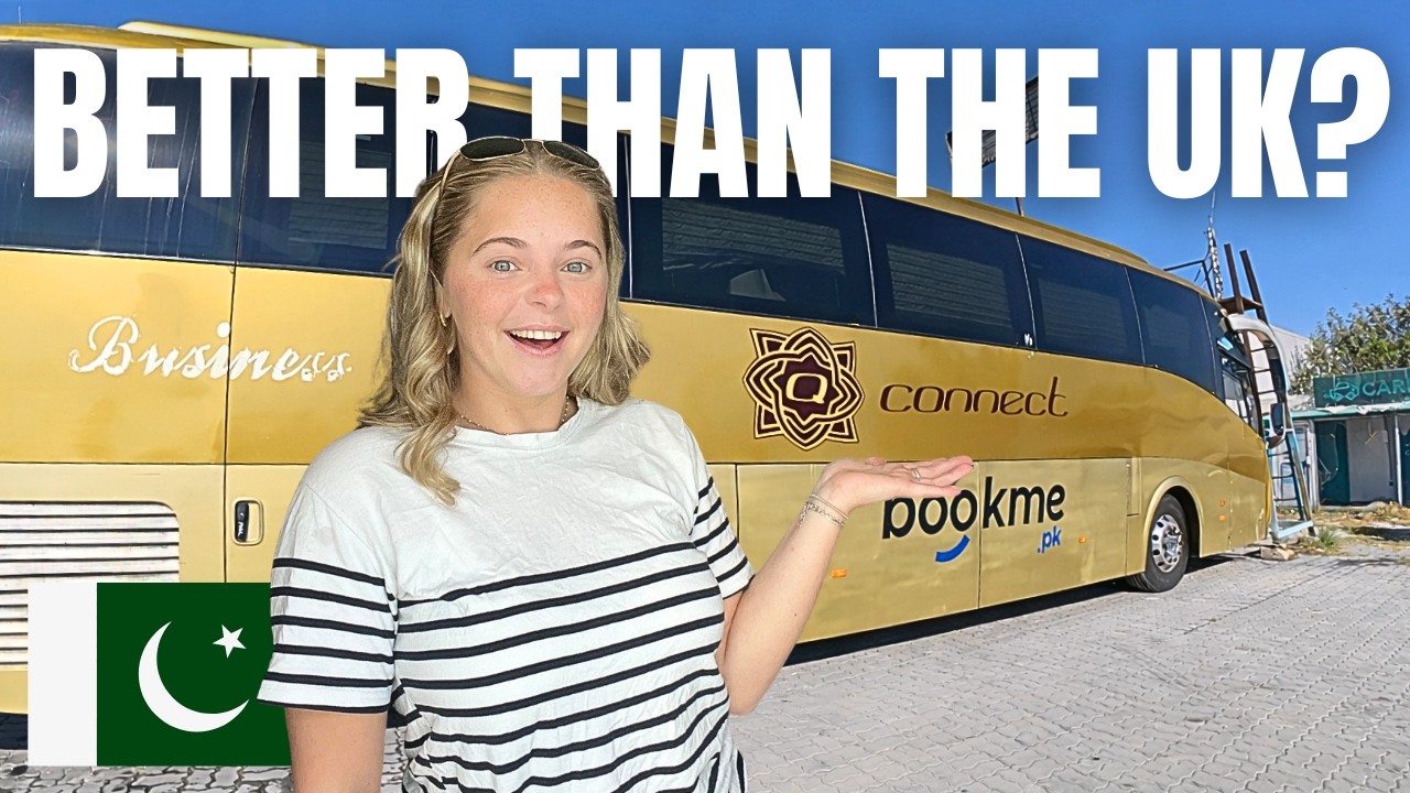 THIS LUXURY BUS IN PAKISTAN SHOCKED US! 🇵🇰 (Islamabad to Lahore)