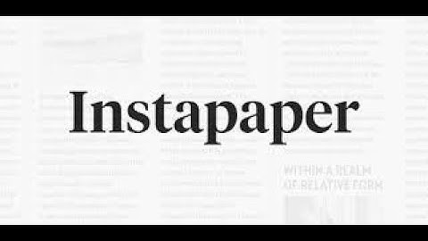 Listen to articles on go with Instapaper