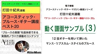 『打田十紀夫／アコースティック・ブルース・ギター講座 ベスト20』電子書籍サンプル動画（３）