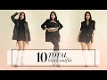 10 all black outfits para varias ocasiones