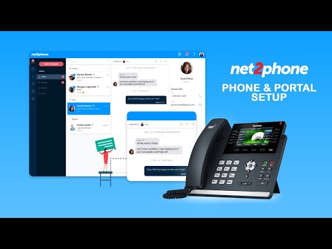 How to setup your phone and portal, Net2Phone