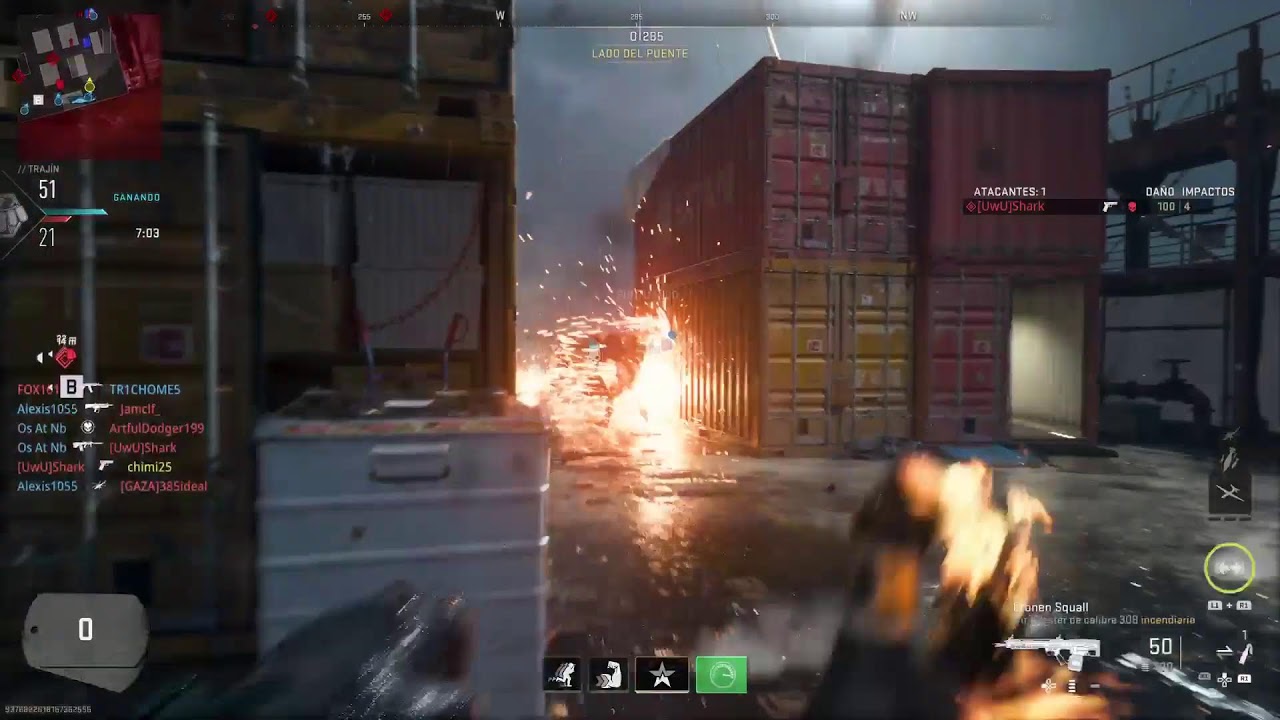 Jugando al call of duty un ratito