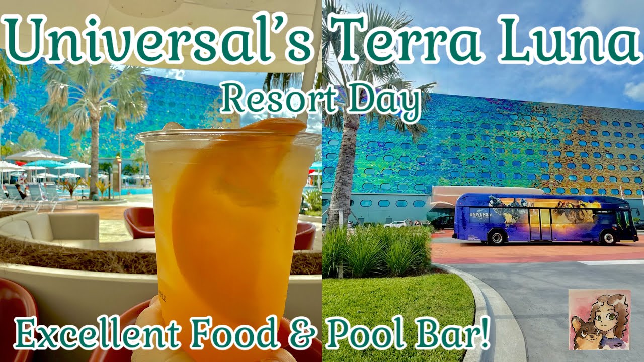 Terra Luna Resort Tour & Amenities! Universal Orlando's Newest Hotel Has An Awesome Pool Bar!