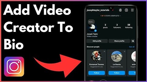 How To Add Video Creator To Instagram Bio | Simple And Easy (2024)