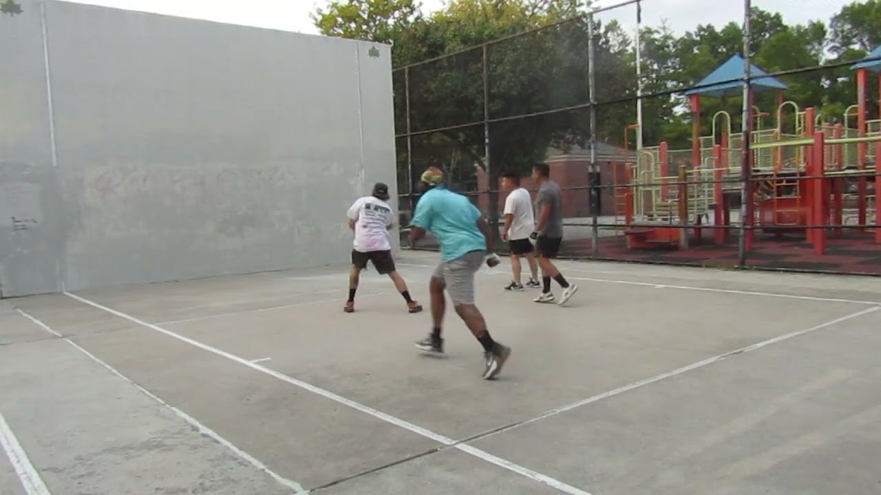162 Park - Carl & Hai vs Chris & Max - Pick Up Doubles Filmed By Handball Social - 9.10.2025