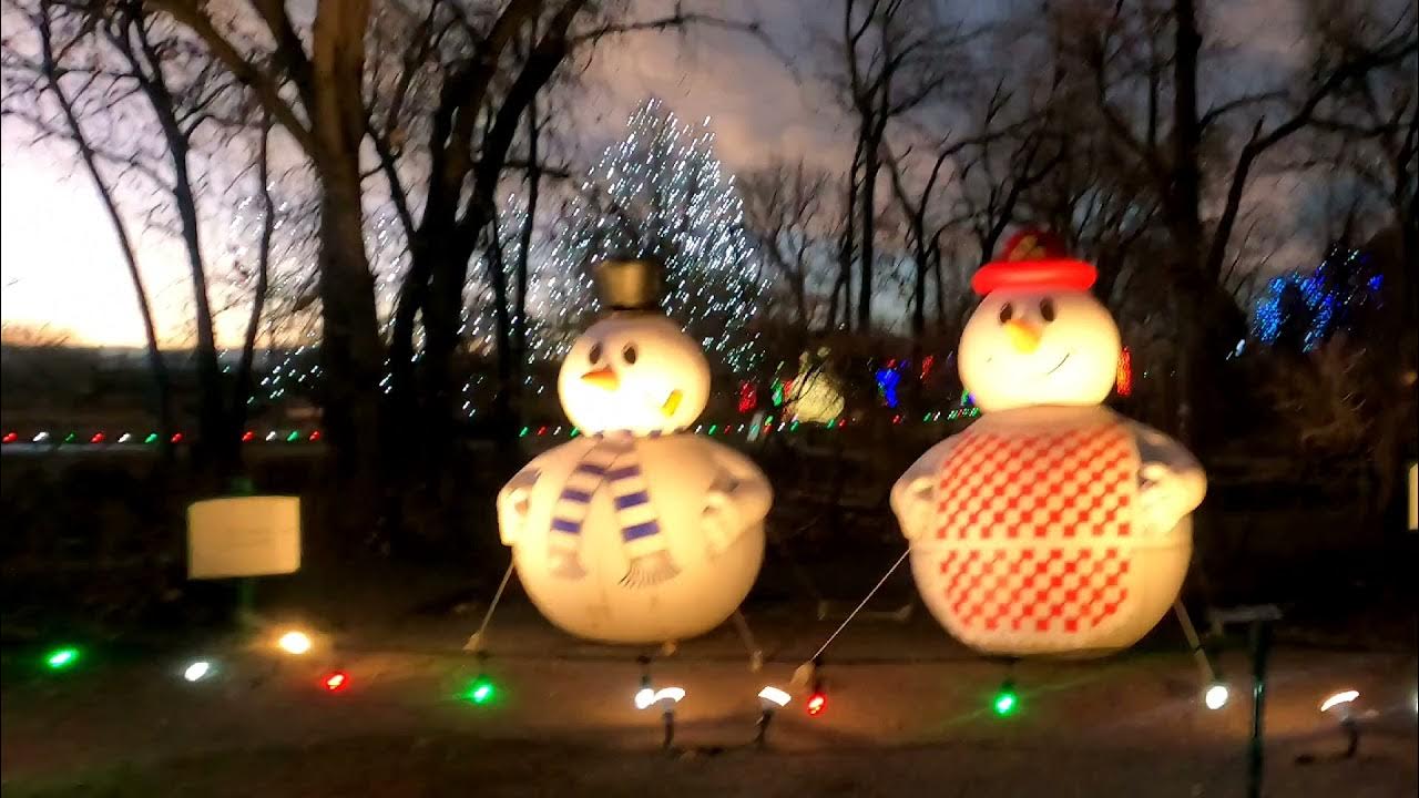 Hudson Gardens Christmas lights YouTube