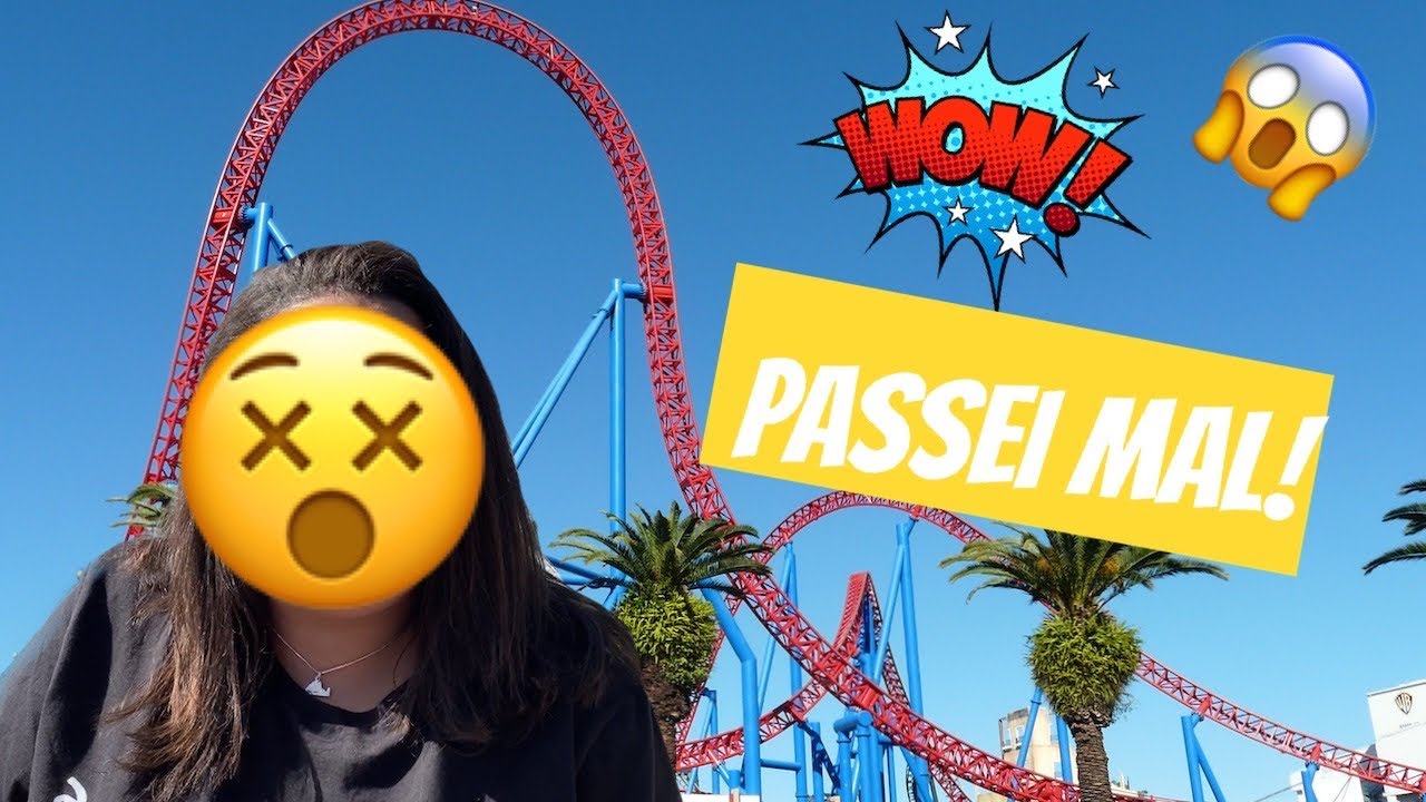 FUI NO SIX FLAGS E PASSEI MUITO MAL makeup artist