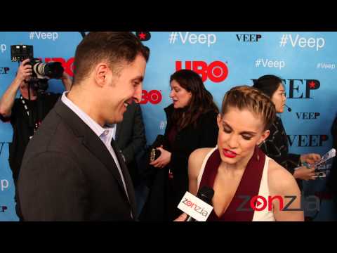 Anna Chlumsky at HBO's "Veep" Season 4 Red Carpet Behind the Velvet Rope