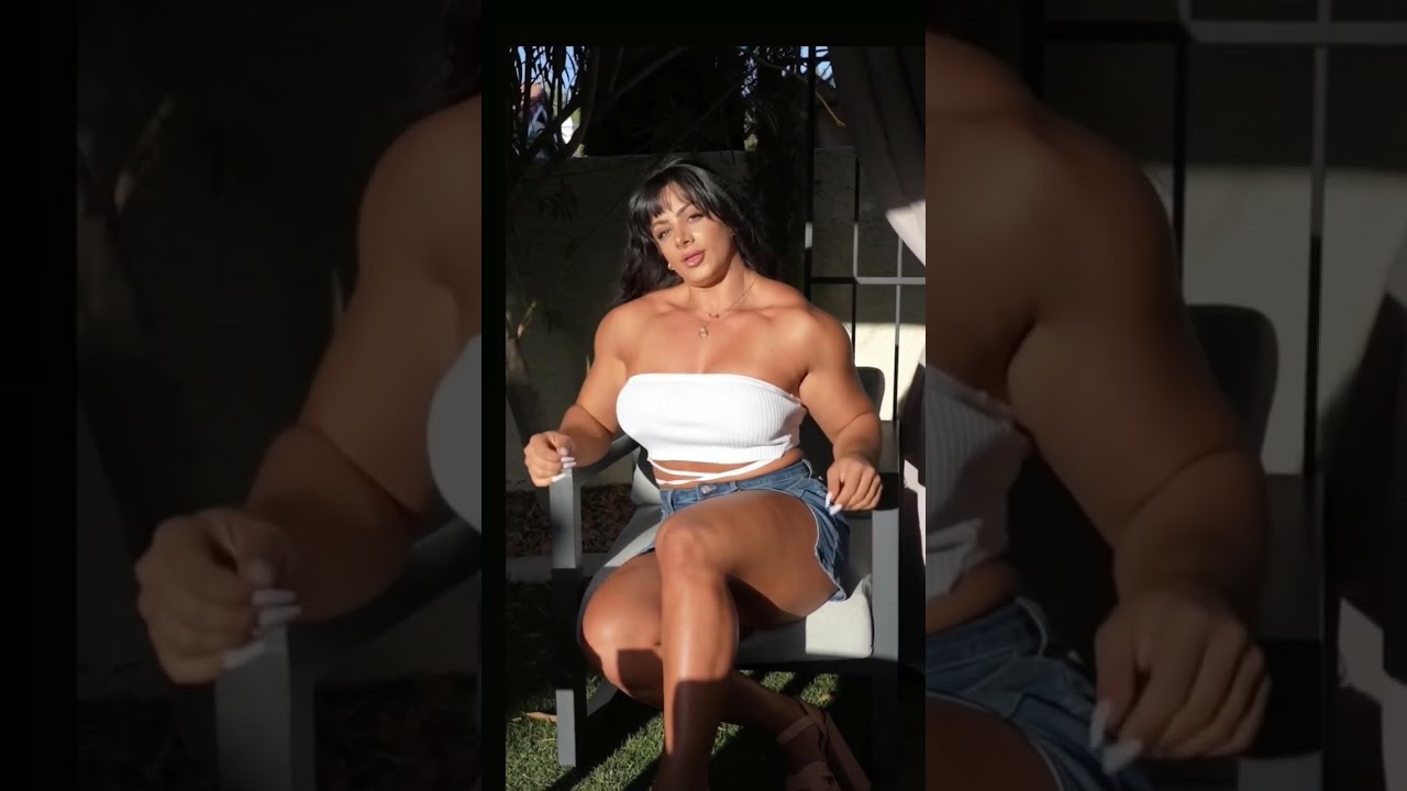 WOW 😮 Muscle MOMMY 🔥 RANYA Dally 😍 Thick and Buff Gym girl 💪 FBB Flex Bicep 