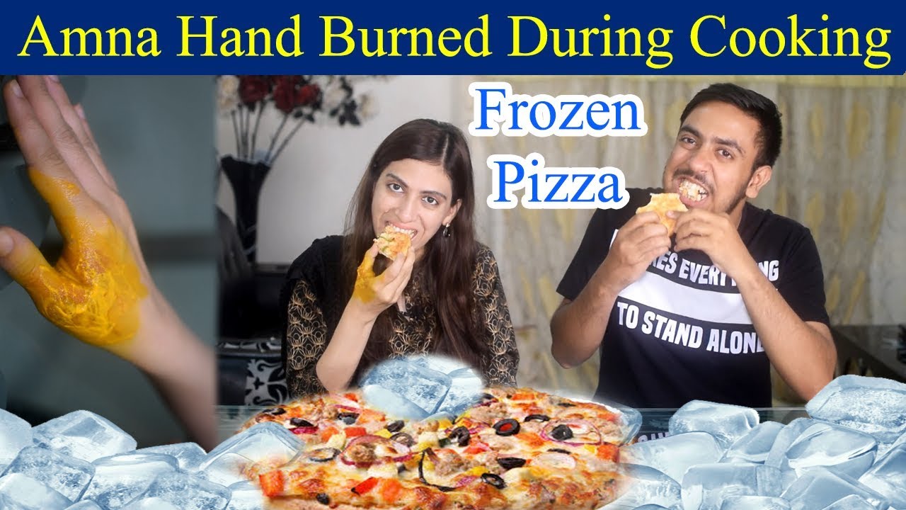 Frozen Pizza Challenge Punishment Kitchen With Amna Life With Amna YouTube