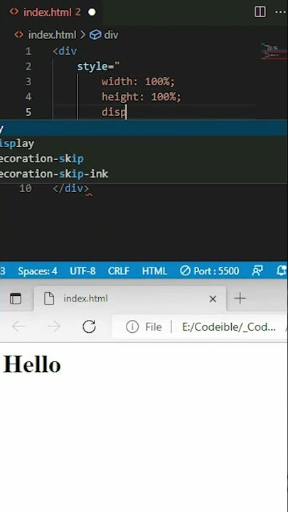 How to center anything in HTML