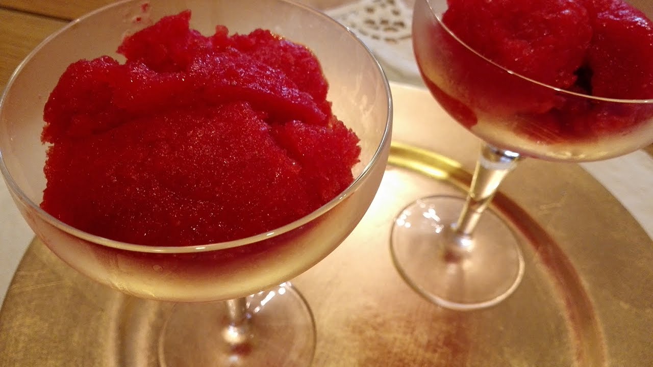 Granita cremosa alla Fragola - Frozen Strawberry