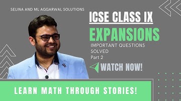 Expansions Class 9 Maths | ICSE Board | Ch 4 - Part 2 (Complete Solution - in Hindi)