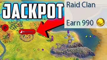 Raiding Barb Camps as Rome (Ceasar) is INSANE gold in the Early Game - Civ 6 Rome