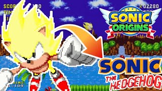 Super Sonic In Sonic The Hedgehog One Sonic Origins Debug Mode