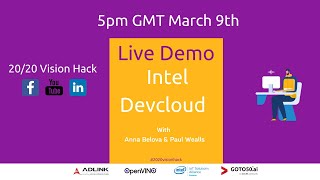 Celebrity #2020visionhack Join Intel Livedemo  Intel® Devcloud for the Edge with Anna Belova Profile