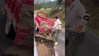 SHOCKING Road Collapse! 😱 Giant Crack Opens Under the Road | Dangerous Mountain Road
