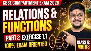 Relations & Functions EX 1.1 Full Solution | CBSE Compartment 2026 PART 2