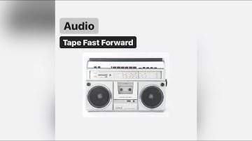 Cassette Tape Fast Forward