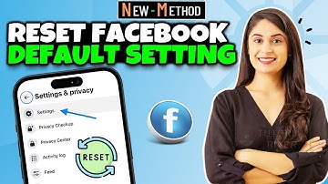 How to Reset Facebook default setting 2025 [ New Update ]