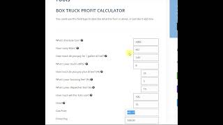 Creating a  Box Truck Profit Calculator For You Guys | UPDATE by Box Lyfe 866 views 2 years ago 4 minutes, 51 seconds