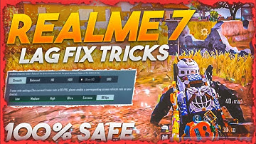 Realme 7 Lag Fix | Smoothness Like 90Fps | Lag Fix Tricks Settings For Highest Fps 100% Safe Method