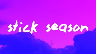 Video thumbnail of "Noah Kahan - Stick Season (Lyrics)"