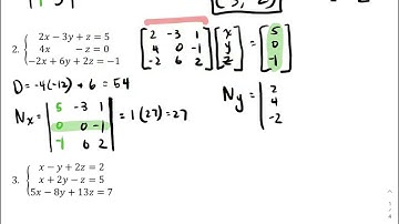 7.8.1 - Cramer’s Rule