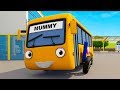 Bus Nursery Rhymes & Kid Songs | Gecko's Garage | Wheels On The Bus | Bus Videos For Kids