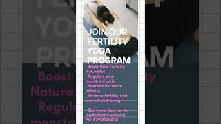 💖Join our Fertility Yoga sessions and start your wellness journey naturally. ✨