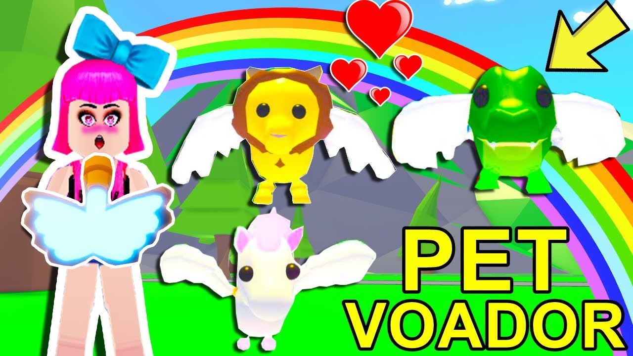 comprei a nova pocao do adopt me que faz o pet voar roblox